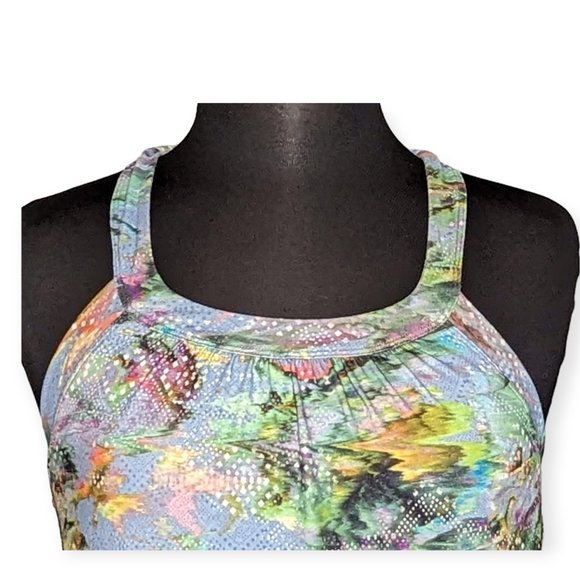 Prana Cantine Dress Blue Gracefull Size Medium - Picture 2 of 12